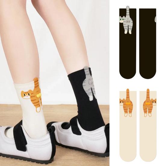 5/10 Pairs Girl Socks Mid-tube Soft Breathable High Elastic Ball Cat Pattern Socks Women Funny Socks Furry Decoration A чорний
5/10 Pairs Girl Socks Mid-tube Soft Breathable High Elastic Ball Cat Pattern Socks Women Funny Socks Furry Decoration A чорний
