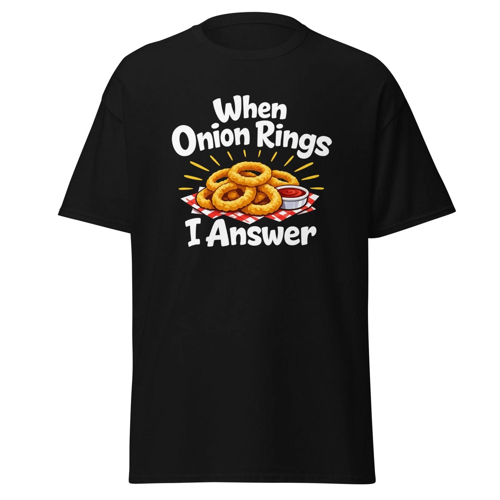 When Onion Rings I Answer - Funny Food T-Shirt Gift For Foodies, Unisex 3XL
When Onion Rings I Answer - Funny Food T-Shirt Gift For Foodies, Unisex 3XL