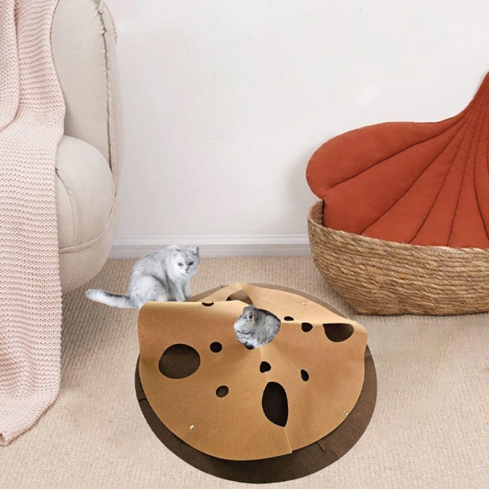 Durable Cat Tunnel Play Rug Anti-scratch Cat Rest Mat Creative Pet Toys Pad Pet Toys Style 1
Durable Cat Tunnel Play Rug Anti-scratch Cat Rest Mat Creative Pet Toys Pad Pet Toys Style 1