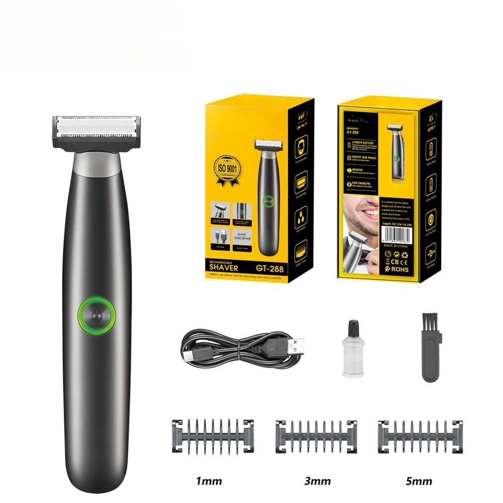 Electric Shaver One Blade USB Rechargeable Electric Beard Trimmer Washable Safety Face Razor Shaving Machine for Men
Electric Shaver One Blade USB Rechargeable Electric Beard Trimmer Washable Safety Face Razor Shaving Machine for Men
