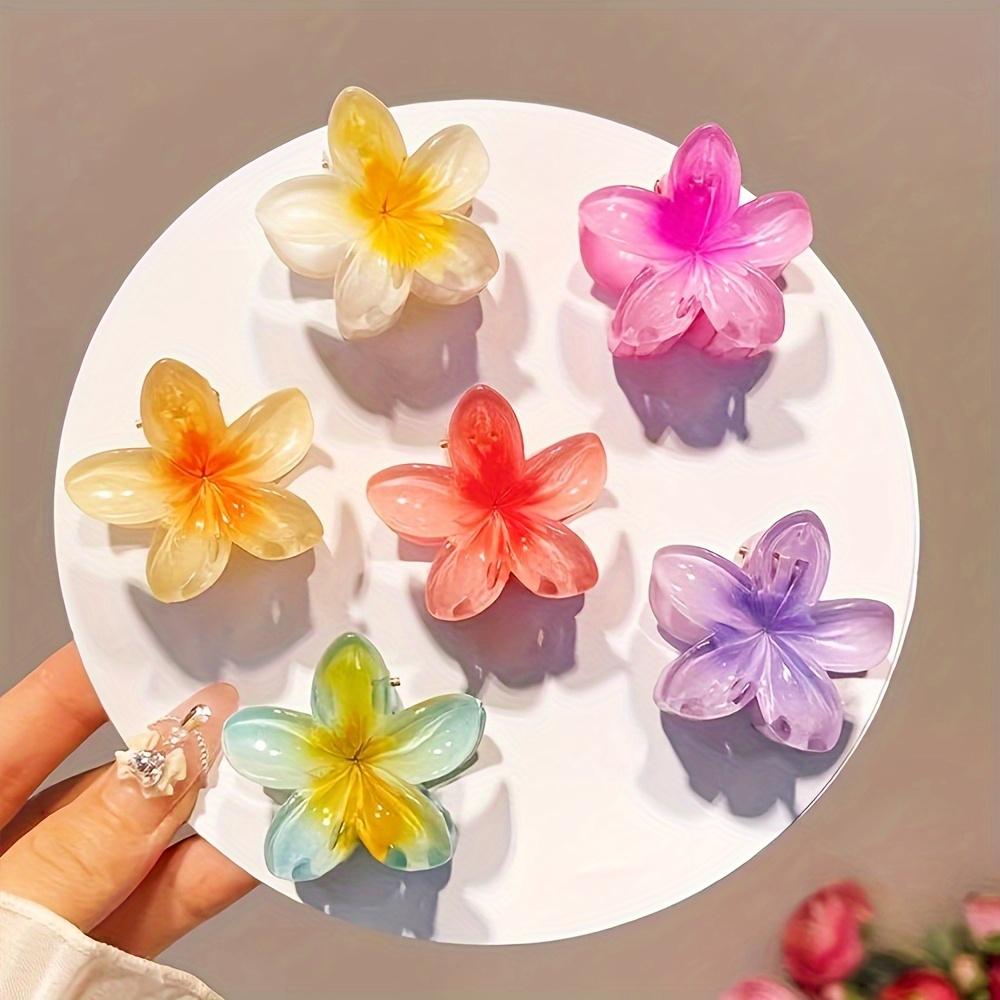 A Set of 6 Gradient Flower Hair Clips Made from Polyester Fabric, Featuring Mixed Colors And a Pop Culture Theme, Perfect for Casual Outings And Commu 6 Pieces
A Set of 6 Gradient Flower Hair Clips Made from Polyester Fabric, Featuring Mixed Colors And a Pop Culture Theme, Perfect for Casual Outings And Commu 6 Pieces