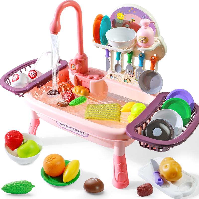 Play Kitchen Sink Toys for Kids with Running Water - Pretend Play Dishes Play House Default
Play Kitchen Sink Toys for Kids with Running Water - Pretend Play Dishes Play House Default
