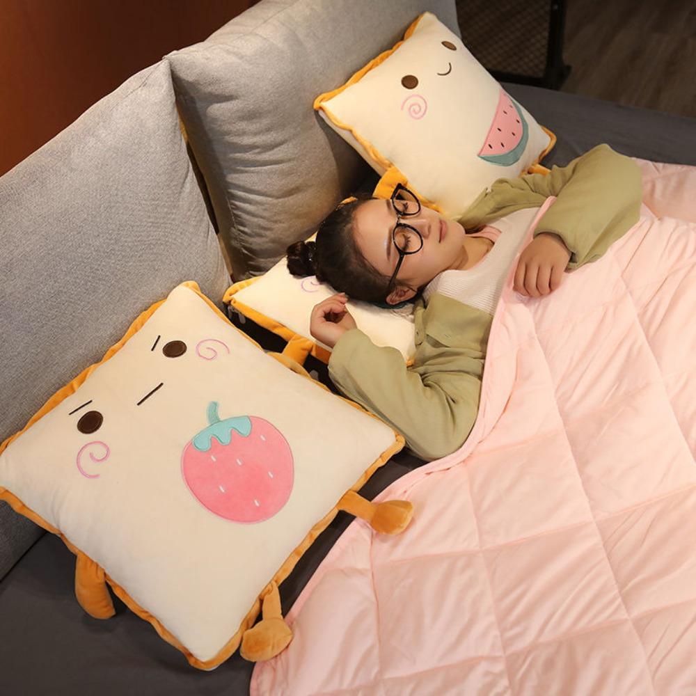 Cartoon Pattern Pillow Blanket Plush Air Conditioning Quilt Household Car Cushion School 40cm-Style A
Cartoon Pattern Pillow Blanket Plush Air Conditioning Quilt Household Car Cushion School 40cm-Style A