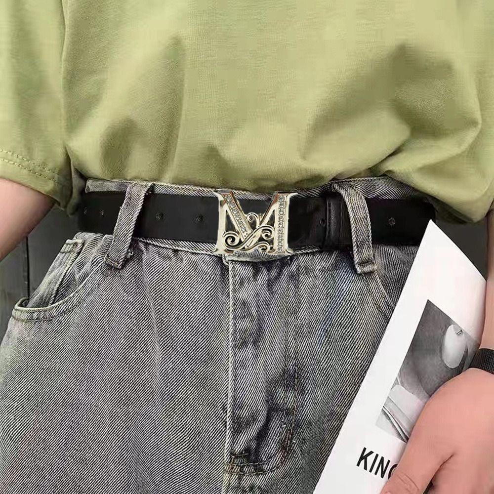 Metal Buckle Men s Belts Crystal Mens Black Belt Pants Decor Belts for Women Fashion Women чёрный
Metal Buckle Men s Belts Crystal Mens Black Belt Pants Decor Belts for Women Fashion Women чёрный