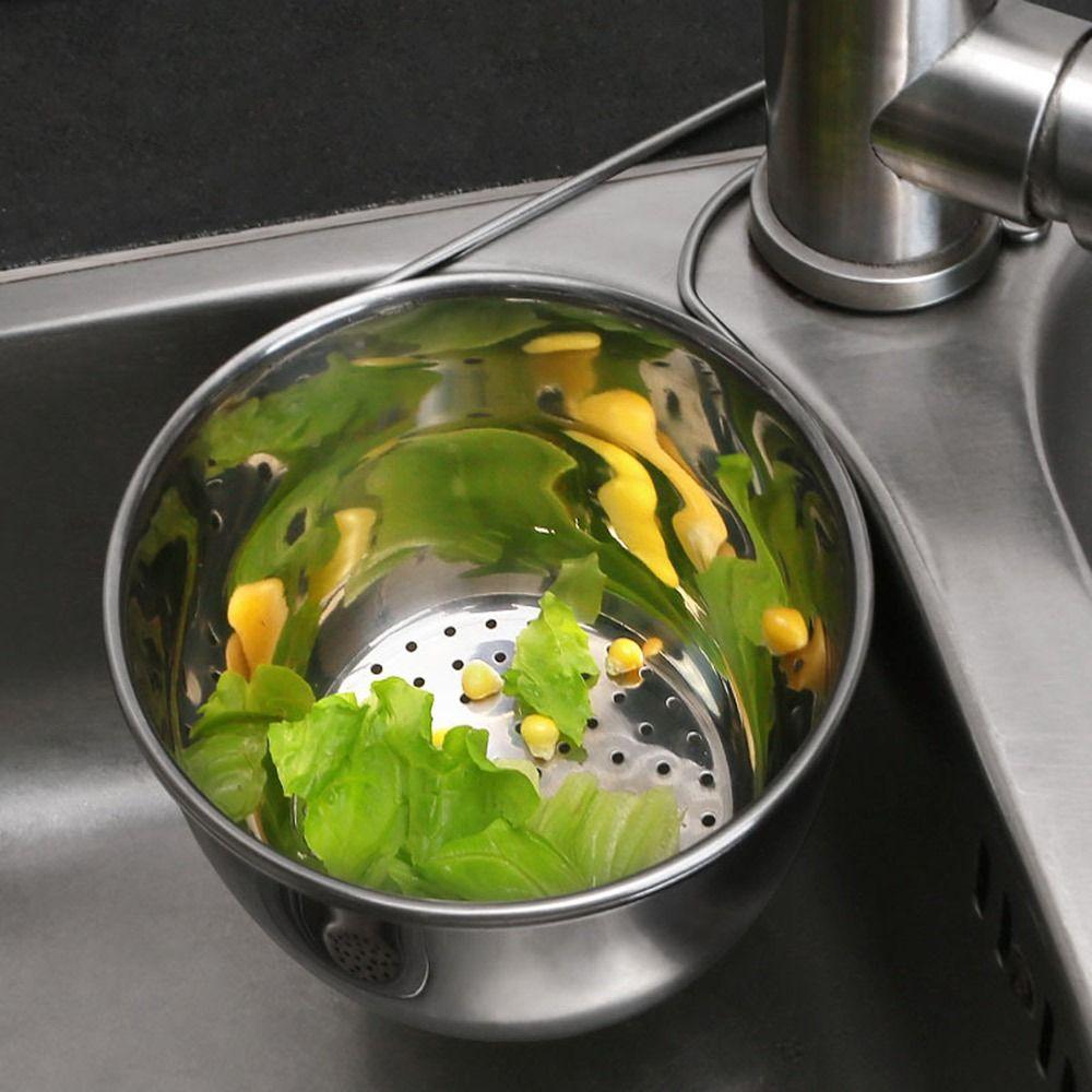 Dry And Wet Separation Sink Drain Basket Stainless Steel Filter Storage Shelf Storage Drying Rack 24.2x14.5x9cm
Dry And Wet Separation Sink Drain Basket Stainless Steel Filter Storage Shelf Storage Drying Rack 24.2x14.5x9cm