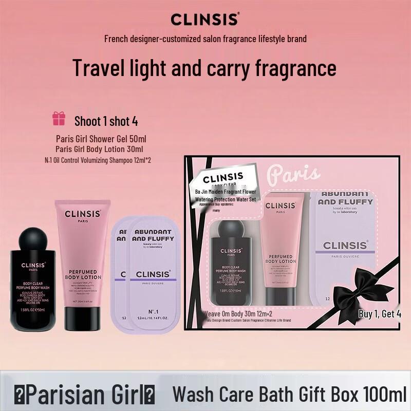 CLINSIS Paris Girl Travel Wash & Care Kit
CLINSIS Paris Girl Travel Wash & Care Kit