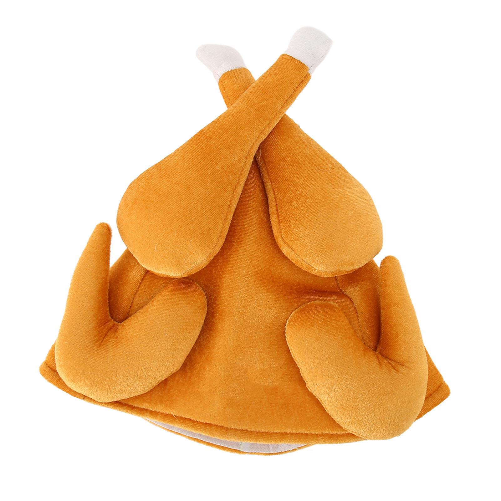 Plush Roasted Turkey Hat Cute Funny Plush Thanksgiving Costume Hat for Thanksgiving Night Event
Plush Roasted Turkey Hat Cute Funny Plush Thanksgiving Costume Hat for Thanksgiving Night Event