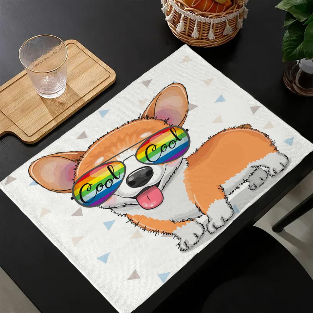 4pc cartoon animals Placemats, Polyester Woven Table Mats with Plants And Butterflies, Hand Washable, Dining Decor 30x45cm-4PC
4pc cartoon animals Placemats, Polyester Woven Table Mats with Plants And Butterflies, Hand Washable, Dining Decor 30x45cm-4PC