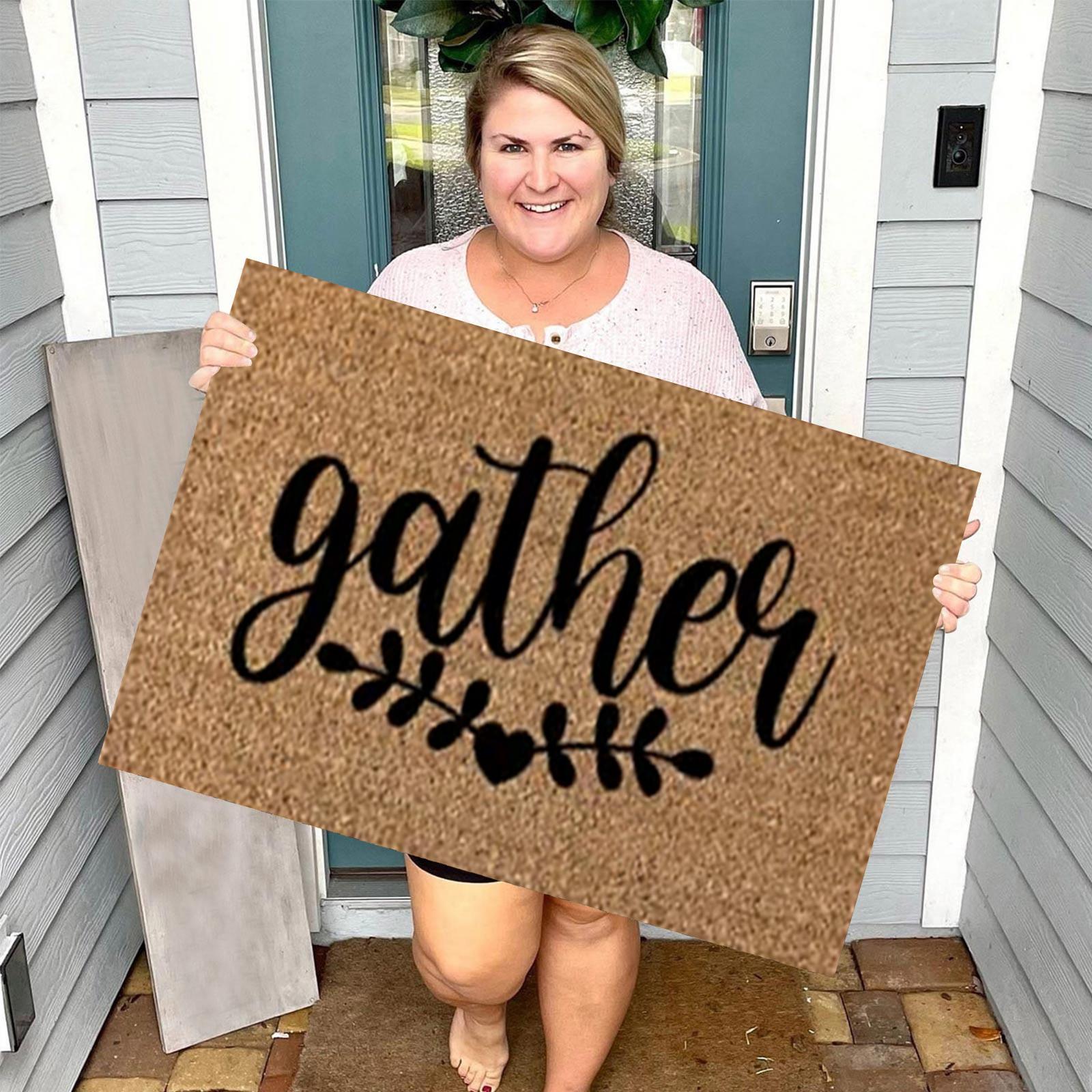 Bathroom Kitchen Floor Mat Welcome Sweet Home Letter Front Door Mat Doormat Absorbent Non-Slip Washable Door Mats Carpet One Size
Bathroom Kitchen Floor Mat Welcome Sweet Home Letter Front Door Mat Doormat Absorbent Non-Slip Washable Door Mats Carpet One Size