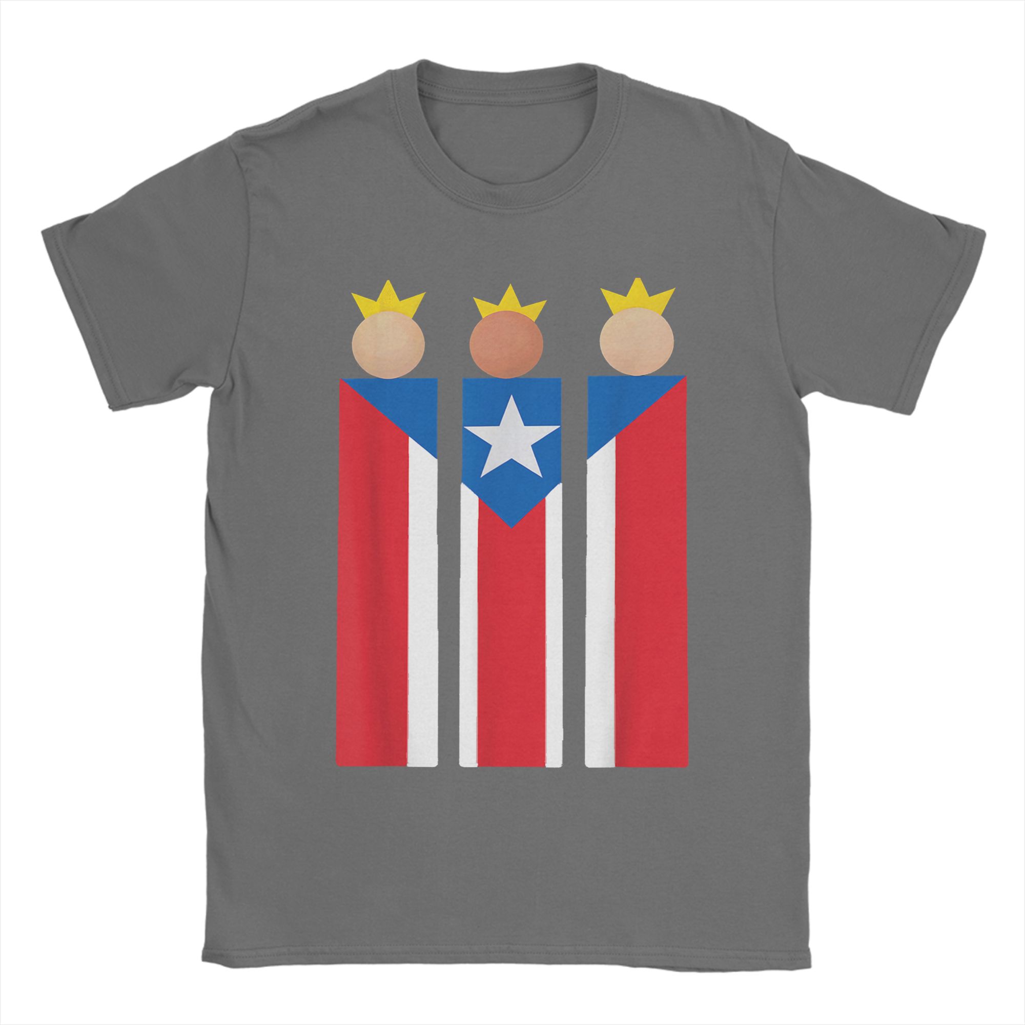 Men Puerto Rican Three Kings Flag Epiphany T Shirts Reyes Magos Clothing Funny Short Sleeve Round Neck Tees Graphic T-Shirt 4XL
Men Puerto Rican Three Kings Flag Epiphany T Shirts Reyes Magos Clothing Funny Short Sleeve Round Neck Tees Graphic T-Shirt 4XL