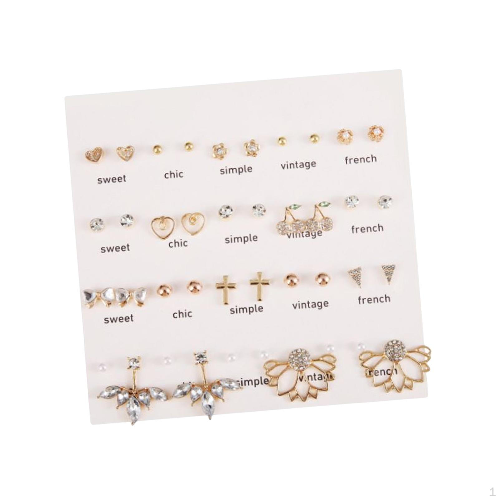 20 Pairs Assorted Fashion Stud Earring Classic for Teen Vacation Holiday 06
20 Pairs Assorted Fashion Stud Earring Classic for Teen Vacation Holiday 06