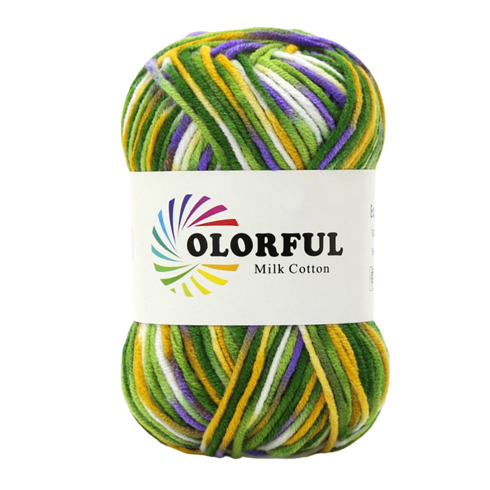 Colorful Hand Knitting 50g Knitting Crochet Milk Soft Baby Cotton Wool Yarn One Size
Colorful Hand Knitting 50g Knitting Crochet Milk Soft Baby Cotton Wool Yarn One Size