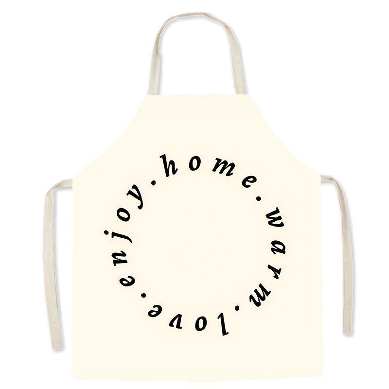 Nordic Ins Style Letters Simple Fabric Sleeveless Apron Apron Kitchen Parent-Child Cooking Studio Dress 55X68cm
Nordic Ins Style Letters Simple Fabric Sleeveless Apron Apron Kitchen Parent-Child Cooking Studio Dress 55X68cm