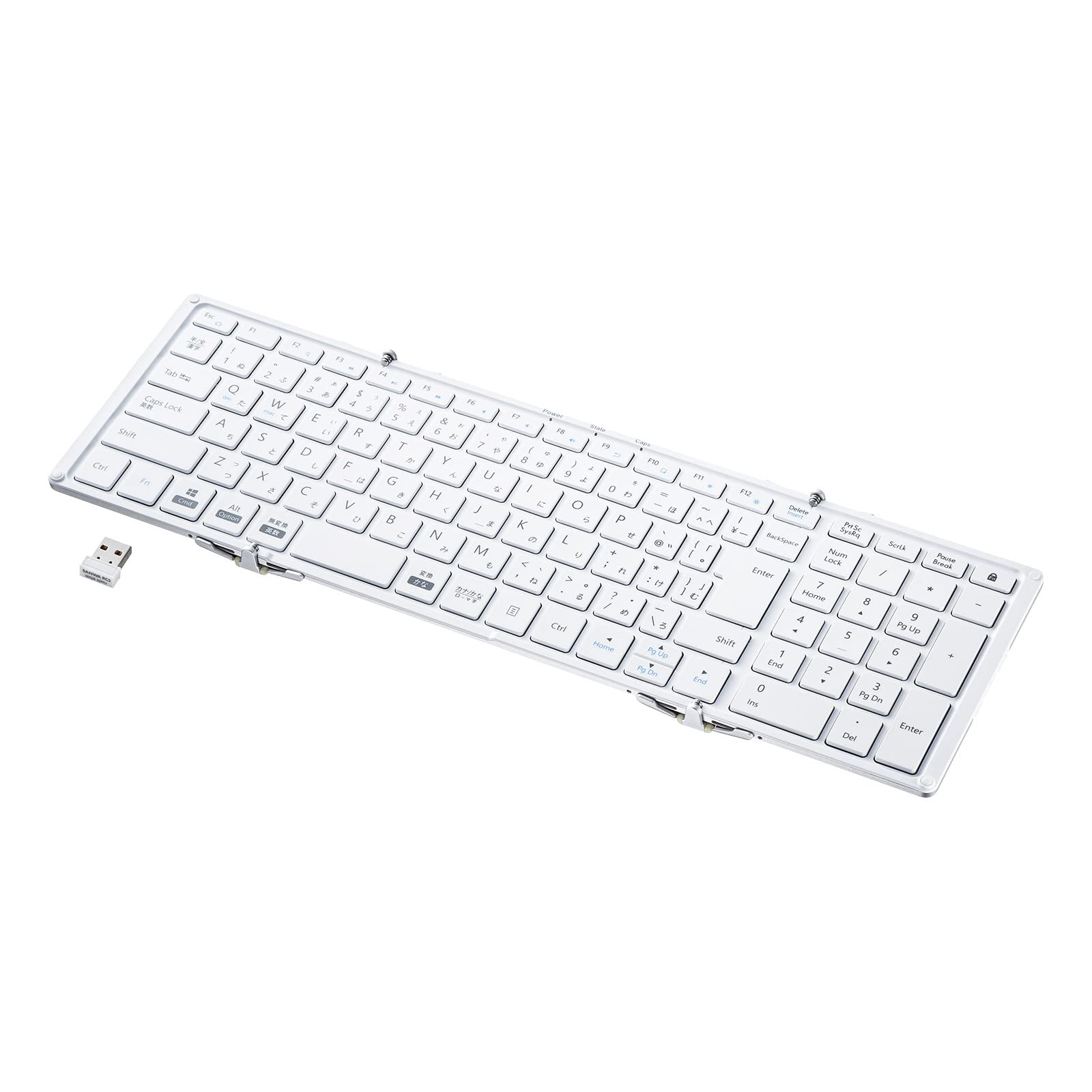 Sanwa Supply Keyboard Mobile Foldable Wireless A Full Size Pantograph White (USB Connection) SKB-WL35W
Sanwa Supply Keyboard Mobile Foldable Wireless A Full Size Pantograph White (USB Connection) SKB-WL35W