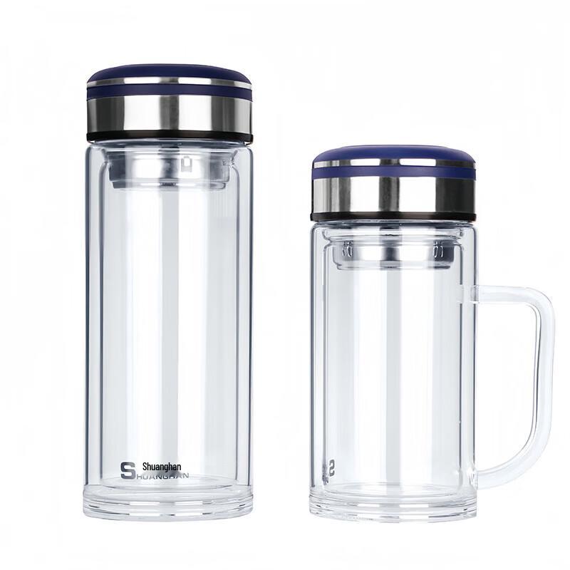 Shuanghan Double-Layer Borosilicate Glass Mug with Handle
Shuanghan Double-Layer Borosilicate Glass Mug with Handle