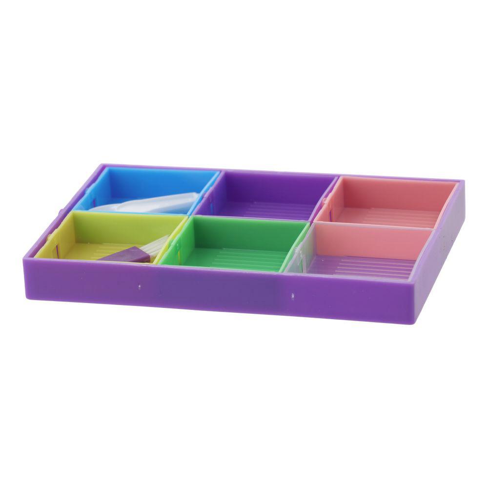 15*10*1.7CM. Bead Holder Tray Mixed Color Diamond Art Kits Diamond Drawing Tray For Rhinestones
15*10*1.7CM. Bead Holder Tray Mixed Color Diamond Art Kits Diamond Drawing Tray For Rhinestones
