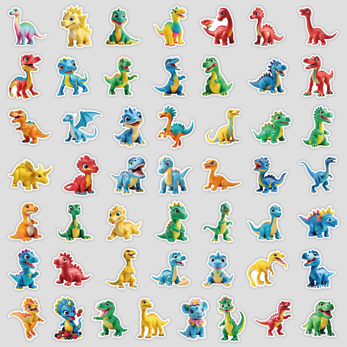 50 Cute Little Dinosaur Doodle Stickers for Water Cups, Luggage, Waterproof Decorative Stickers, Creative Animal Stickers
50 Cute Little Dinosaur Doodle Stickers for Water Cups, Luggage, Waterproof Decorative Stickers, Creative Animal Stickers