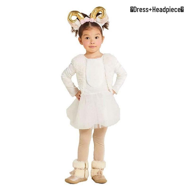 Дитячий костюм для косплею та фотографії «Вовняне ягня» на Хелловін S (110 cm)
Дитячий костюм для косплею та фотографії «Вовняне ягня» на Хелловін S (110 cm)