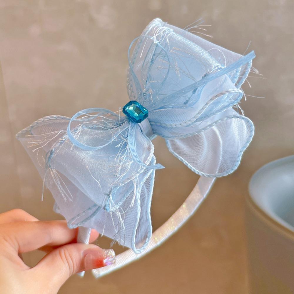 Tulle Material Princess Headband Rhinestones Girls Gift Sparkling Bow Hairband Solid Color Kids Hair Accessories синій
Tulle Material Princess Headband Rhinestones Girls Gift Sparkling Bow Hairband Solid Color Kids Hair Accessories синій