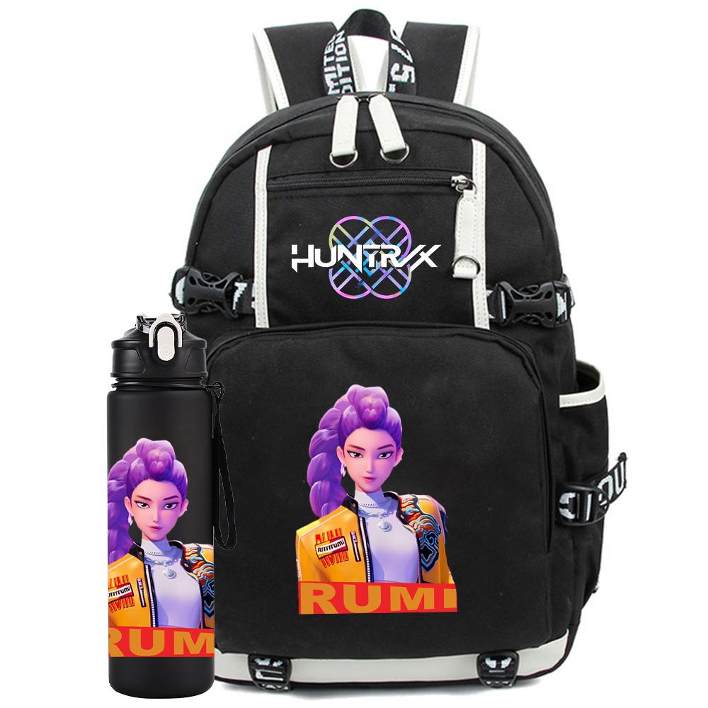2Pcs/set Anime Demon Hunters Printed Backpack with 750Ml Water Bottler for Teenager Student Girl Boy Large Capacity Waterproof Bookbag Gift
2Pcs/set Anime Demon Hunters Printed Backpack with 750Ml Water Bottler for Teenager Student Girl Boy Large Capacity Waterproof Bookbag Gift