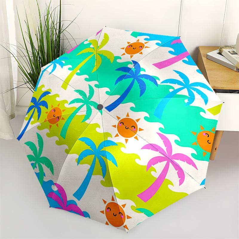 1pc Beachscape, Tropical Automatic Opening/Closing Folding Umbrella with 8 Ribs,Portable Sunshade Umbrella Birthday and Holiday gifts yy251231164
1pc Beachscape, Tropical Automatic Opening/Closing Folding Umbrella with 8 Ribs,Portable Sunshade Umbrella Birthday and Holiday gifts yy251231164