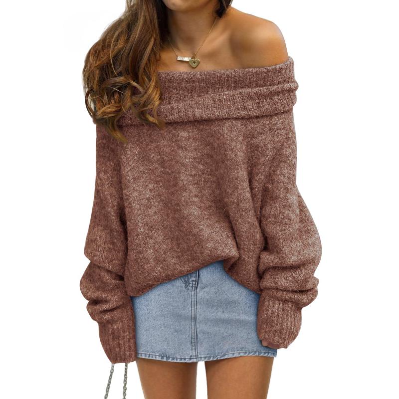 Womens Off The Shoulder Sweater Oversized Batwing Sleeve Loose Pullover Sweaters Tops XXL коричневий
Womens Off The Shoulder Sweater Oversized Batwing Sleeve Loose Pullover Sweaters Tops XXL коричневий