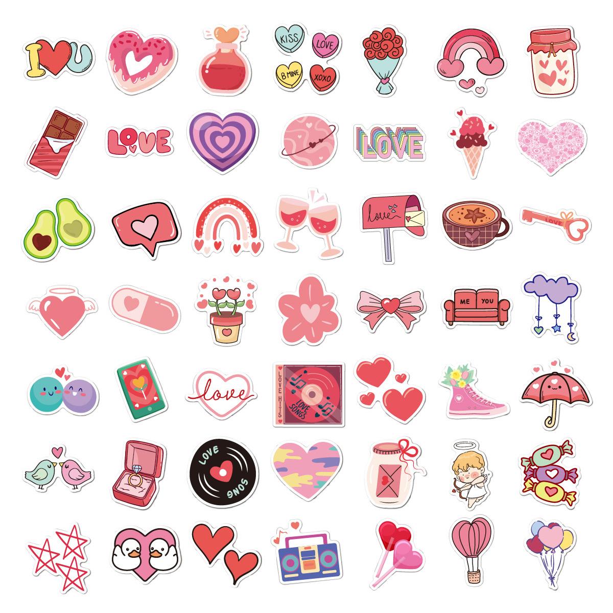50 sparkling Valentine s Day stickers, themed around love DIY with romantic atmosphere, decorating laptops, water bottles, 900*900*700MM
50 sparkling Valentine s Day stickers, themed around love DIY with romantic atmosphere, decorating laptops, water bottles, 900*900*700MM