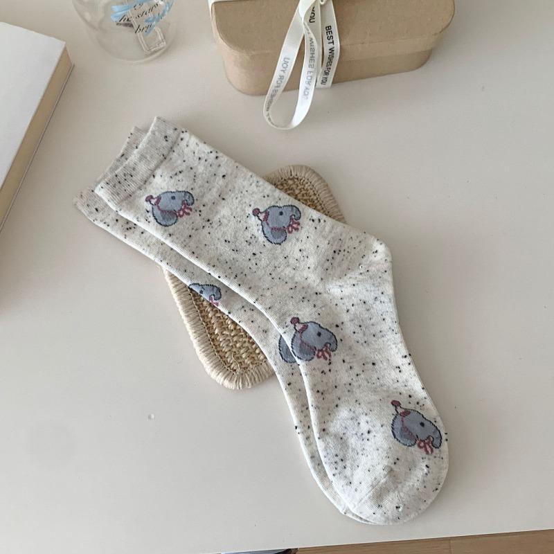 Женские осенние новые носки из пряжи с мультяшным милым слоником в студенческом стиле 1 pair
Женские осенние новые носки из пряжи с мультяшным милым слоником в студенческом стиле 1 pair