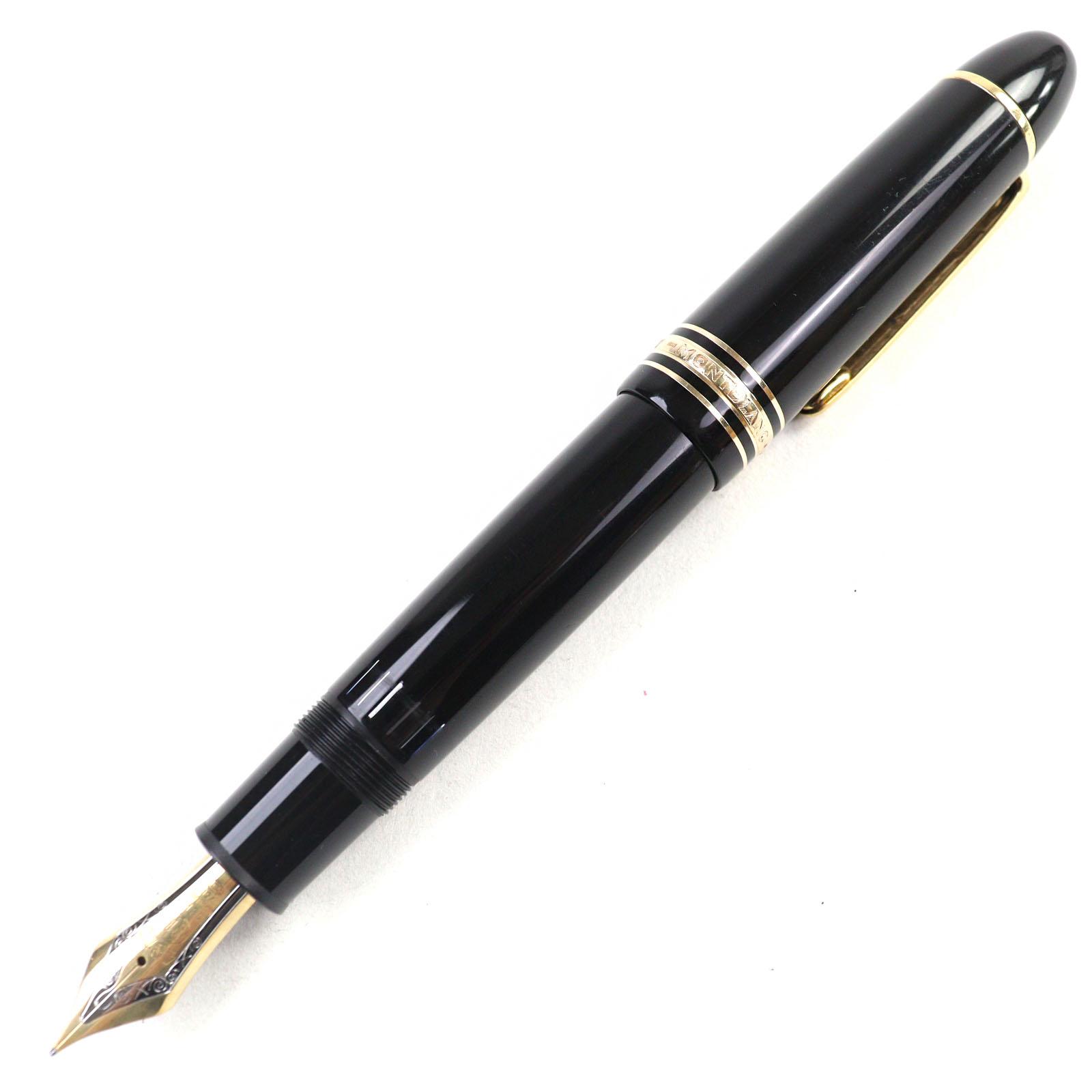 Very Good MONTBLANC fountain pen Meisterstck 149 White Star logo engraving Black gold 18K Used
Very Good MONTBLANC fountain pen Meisterstck 149 White Star logo engraving Black gold 18K Used