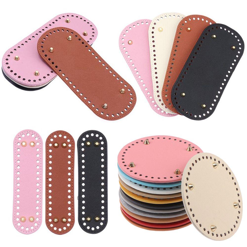 Bag Parts With 52 holes DIY Crochet Bag PU leather Long Bag Bottom for Knitted Bag Bag Accessories black-18x5CM
Bag Parts With 52 holes DIY Crochet Bag PU leather Long Bag Bottom for Knitted Bag Bag Accessories black-18x5CM