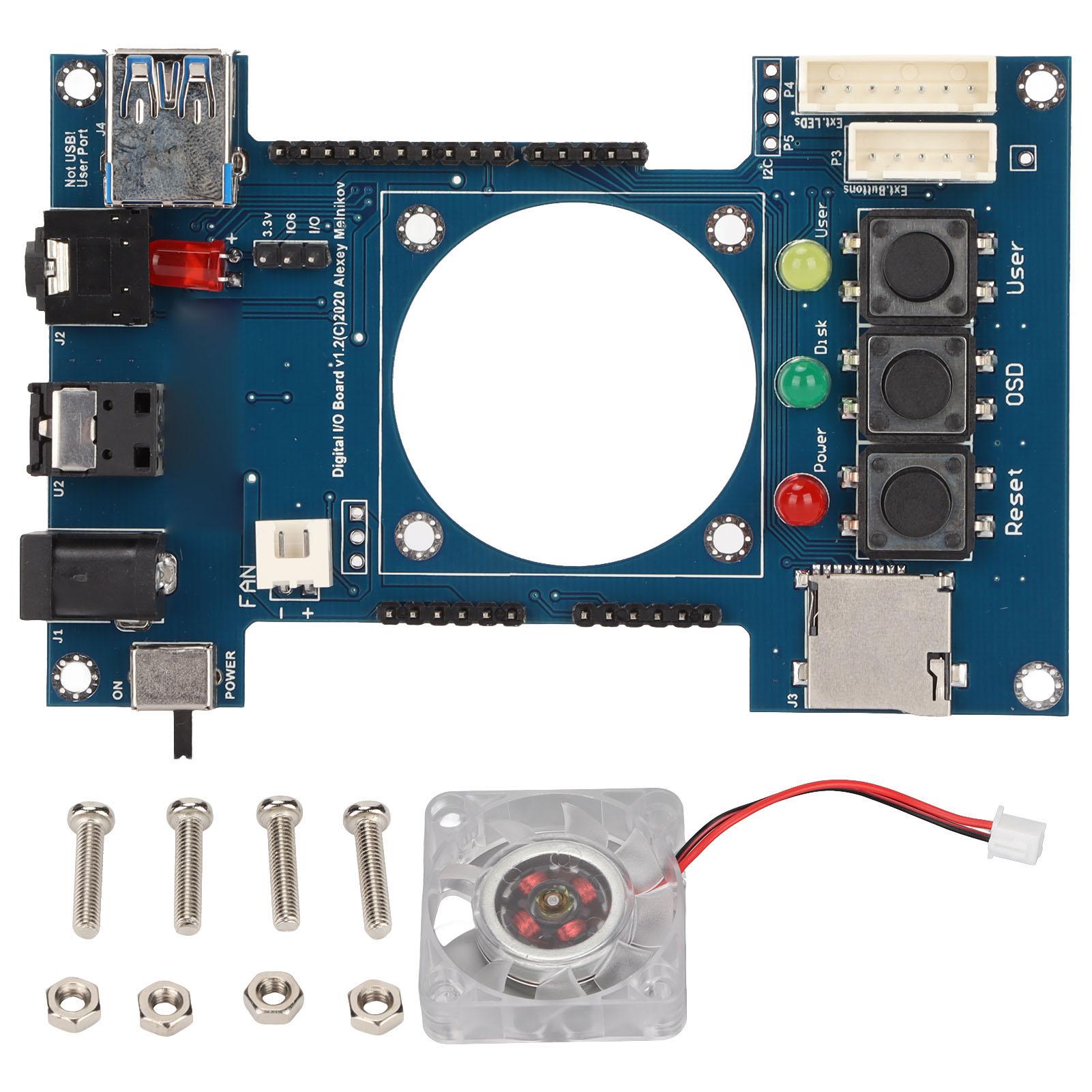 Цифрова плата вводу-виводу Ручна пайка V1.2 для Mister FPGA 7 USB-порт плата вводу-виведення для Terasic DE10 Nano
Цифрова плата вводу-виводу Ручна пайка V1.2 для Mister FPGA 7 USB-порт плата вводу-виведення для Terasic DE10 Nano