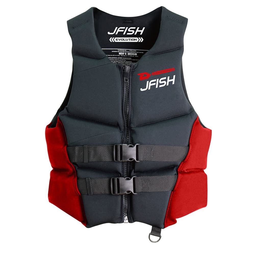 Спасательный жилет Neo Vest для взрослых, совместимый с небольшим специальным судовым досмотром (ПВК) Черный/Красный JNV-421 (M(94-104))
Спасательный жилет Neo Vest для взрослых, совместимый с небольшим специальным судовым досмотром (ПВК) Черный/Красный JNV-421 (M(94-104))