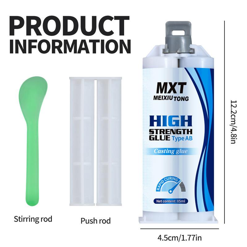 Strong casting glue AB glue metal stainless steel adhesive welding waterproof high temperature welding Repair agent glue
Strong casting glue AB glue metal stainless steel adhesive welding waterproof high temperature welding Repair agent glue