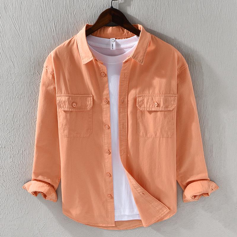 Men s Japanese Cotton Long Sleeve Casual Shirt with Double Pockets - Spring Jacket Style 5XL помаранчевий
Men s Japanese Cotton Long Sleeve Casual Shirt with Double Pockets - Spring Jacket Style 5XL помаранчевий