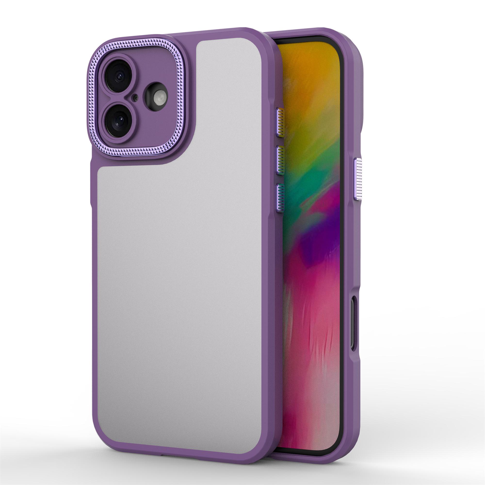 For iPhone 16 Case Matte Anti-Fingerprint PC+TPU Phone Back Cover
For iPhone 16 Case Matte Anti-Fingerprint PC+TPU Phone Back Cover
