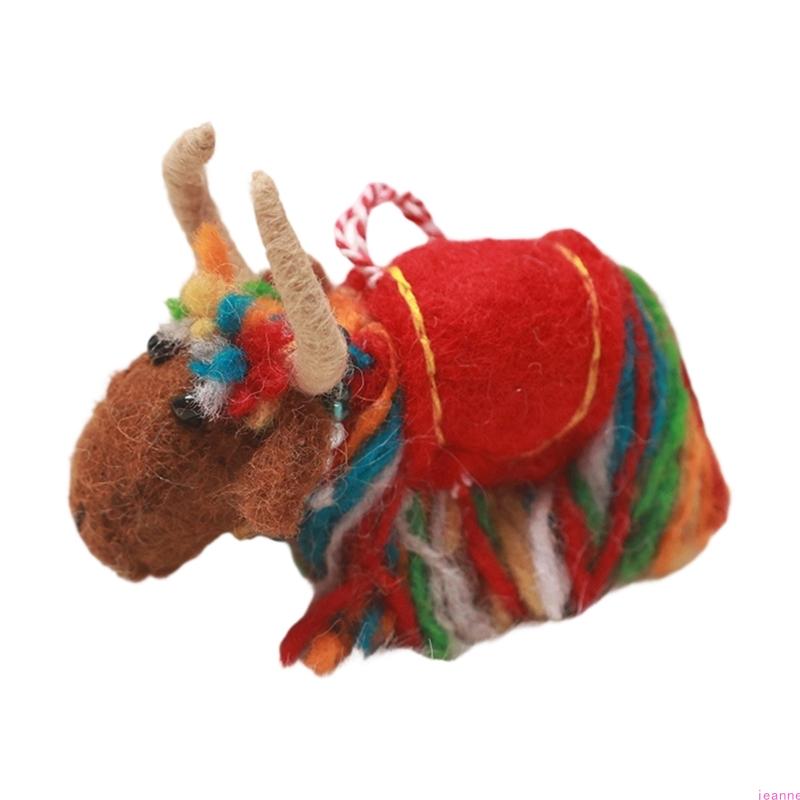 Handmade Woolen Yak Charm Decorative Ornament Felted Farm Animal Miniature Pendant For Bags Key Decors And Desk Display білий
Handmade Woolen Yak Charm Decorative Ornament Felted Farm Animal Miniature Pendant For Bags Key Decors And Desk Display білий