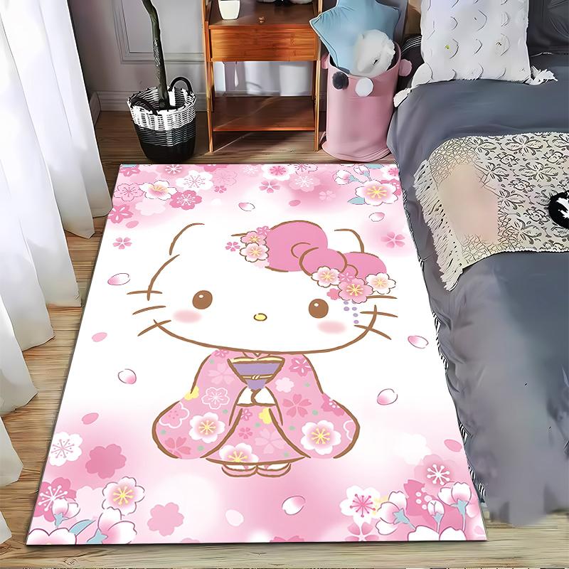 Cute Pink Hello Kitty Carpet with Cherry Blossom Design Suitable for use as an anti-slip game mat for living room and bedroom sofas 40x60cm( 15x23in )
Cute Pink Hello Kitty Carpet with Cherry Blossom Design Suitable for use as an anti-slip game mat for living room and bedroom sofas 40x60cm( 15x23in )