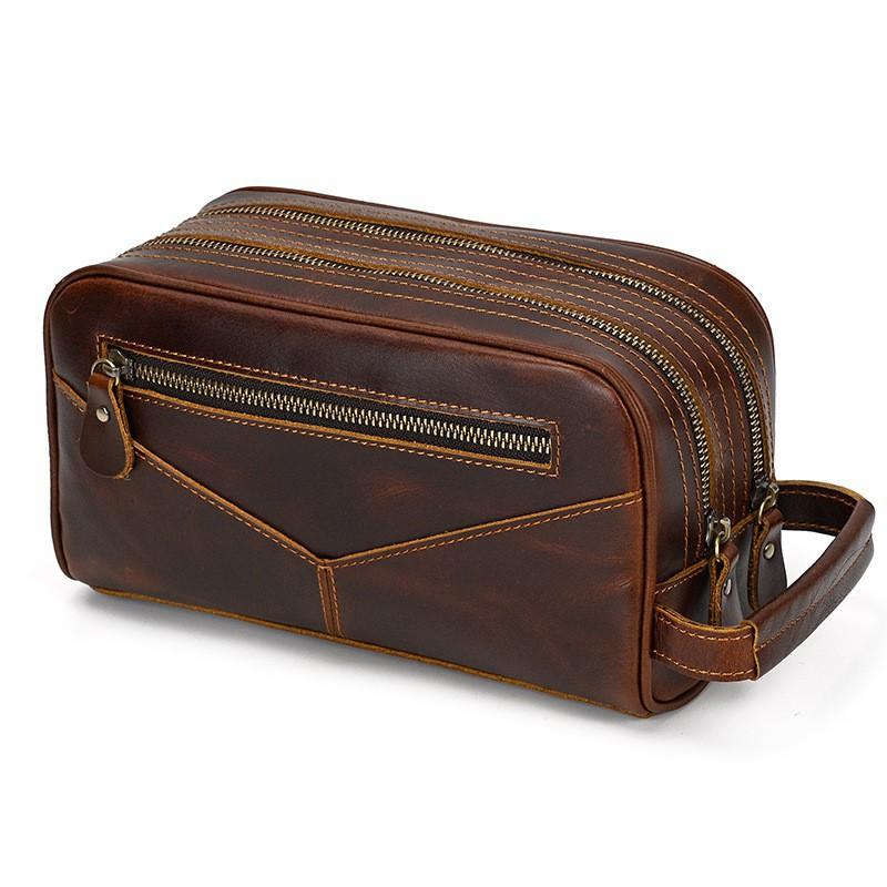 Genuine Leather Vintage Handbag Crazy Horse Multifunctional Storage Bag Casual Grooming Women s Makeup
Genuine Leather Vintage Handbag Crazy Horse Multifunctional Storage Bag Casual Grooming Women s Makeup