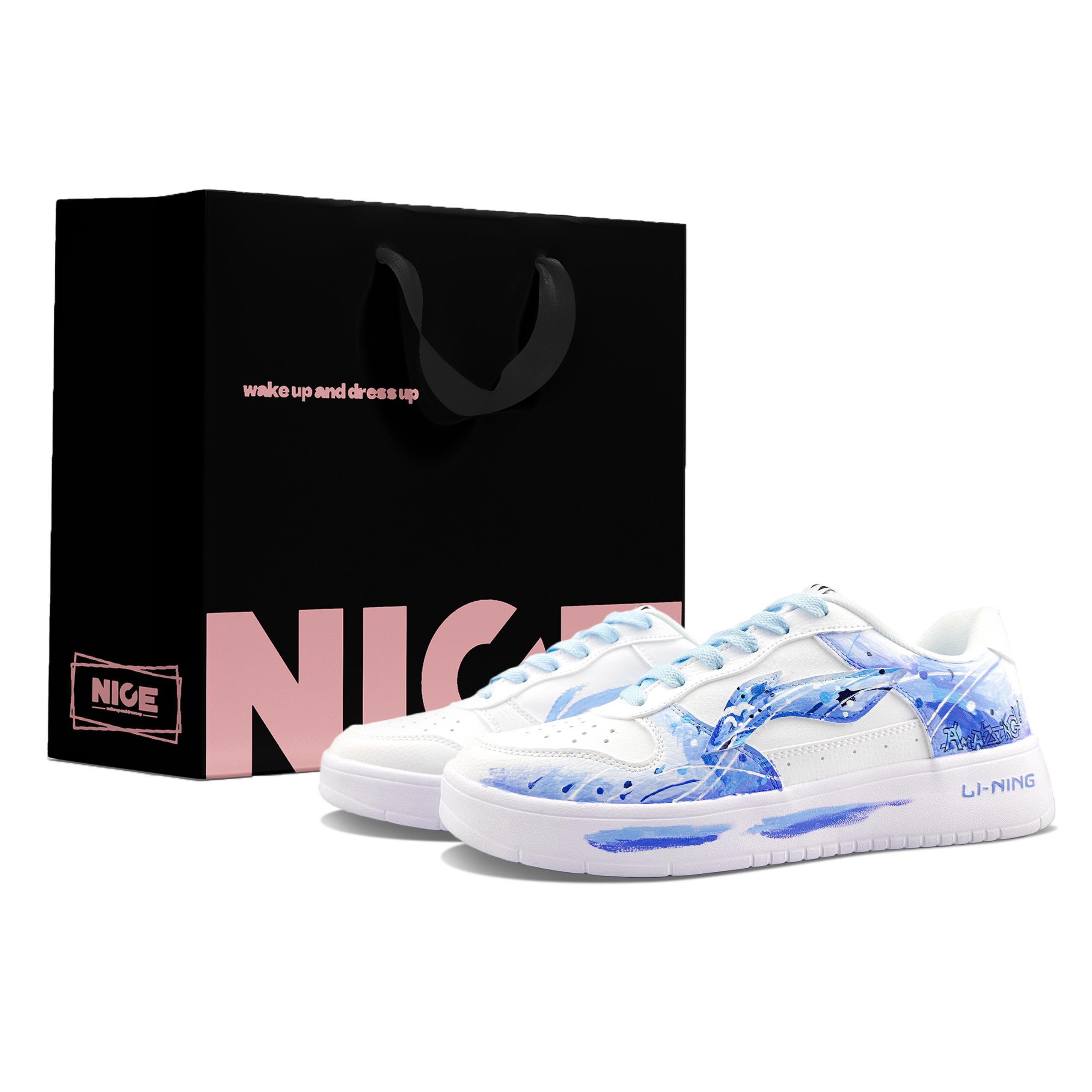 Li Ning Скользящая лодка Нескользящие, Износостойкие, Увеличивающие рост Низкие кеды для скейтборда Унисекс AGCS419-1(teamW-BOX) 39
Li Ning Скользящая лодка Нескользящие, Износостойкие, Увеличивающие рост Низкие кеды для скейтборда Унисекс AGCS419-1(teamW-BOX) 39