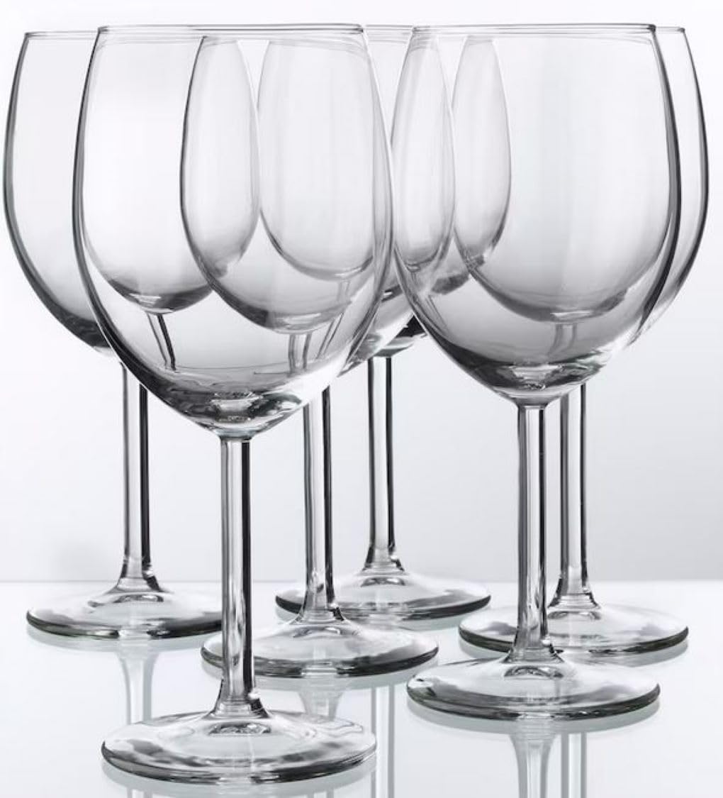 IKEA SVALKA 30cl (300ml) Clear Glass Wine Glasses, Dishwasher Safe, Set of 6, 401.378.12
IKEA SVALKA 30cl (300ml) Clear Glass Wine Glasses, Dishwasher Safe, Set of 6, 401.378.12