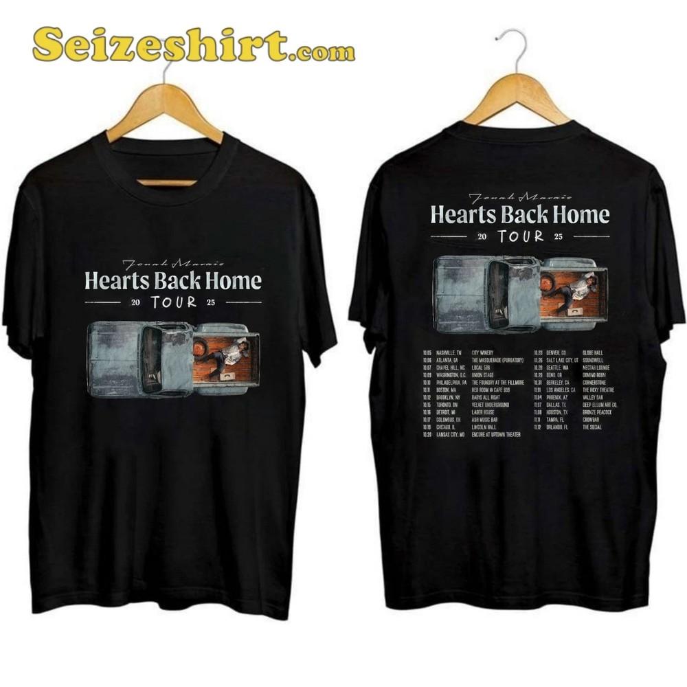 Jonah Marais Hearts Back Home Tour Dates 2025 Double Sided Unisex Unisex T-Shirt XXXXL
Jonah Marais Hearts Back Home Tour Dates 2025 Double Sided Unisex Unisex T-Shirt XXXXL