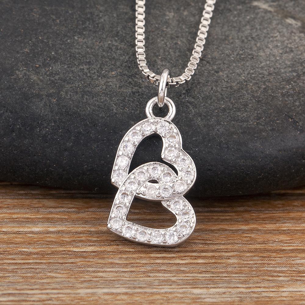 Nidin Light Luxury Trendy Heart Shape Hollow Design Charm Pendant Necklace For Women Men Sparkling Zircon Chain Jewelry Gifts
Nidin Light Luxury Trendy Heart Shape Hollow Design Charm Pendant Necklace For Women Men Sparkling Zircon Chain Jewelry Gifts