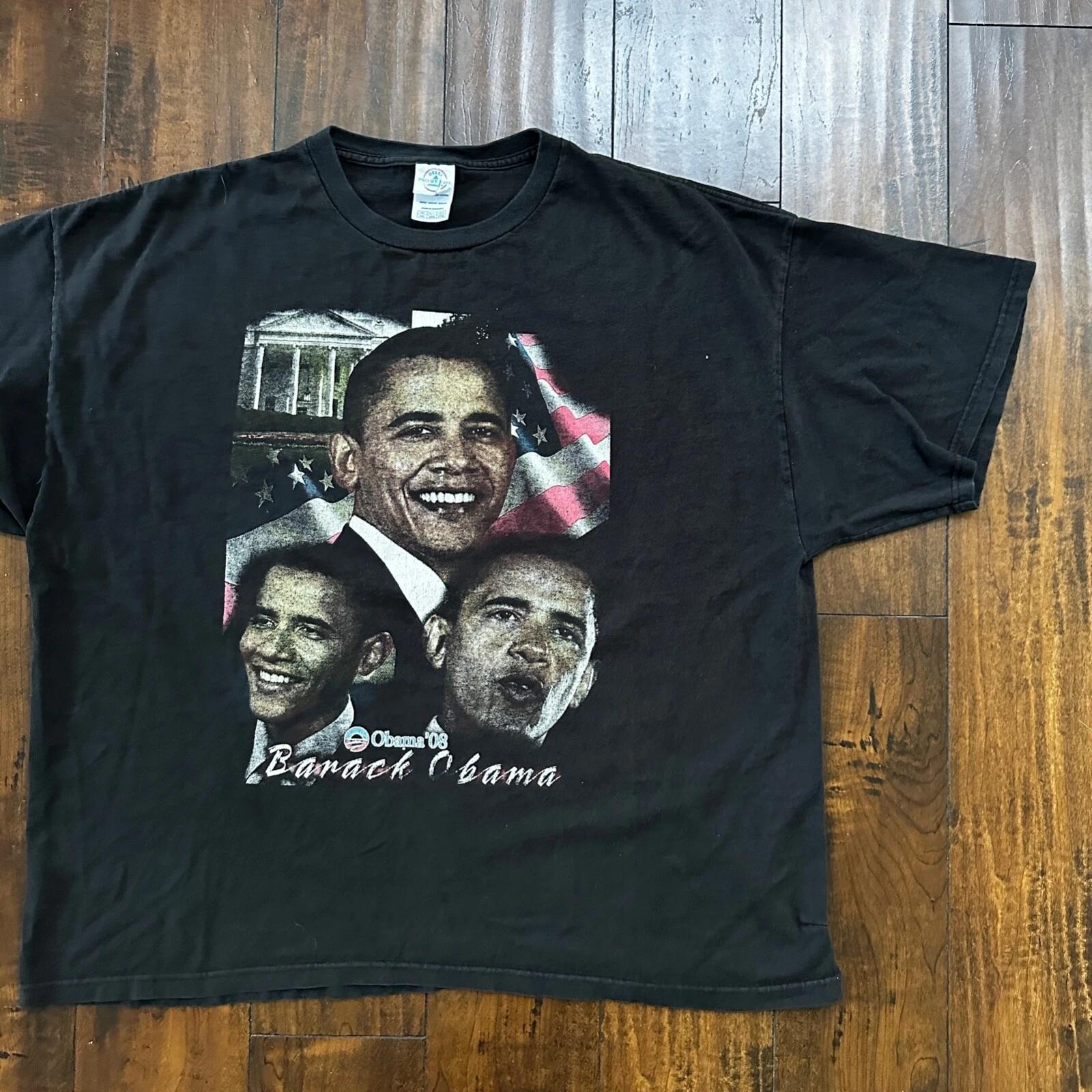 Obama 2XL VTG T Shirt Y2K Rap Tee Style Political Democrat Chicago President M
Obama 2XL VTG T Shirt Y2K Rap Tee Style Political Democrat Chicago President M