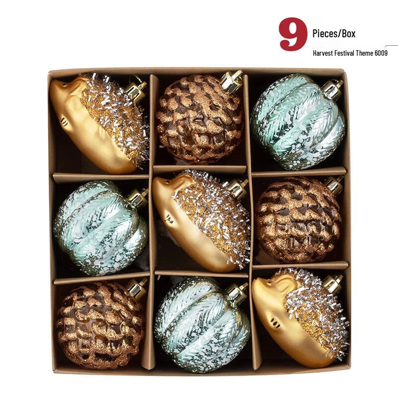 Christmas PVC Hanging Ball Ornament Set
Christmas PVC Hanging Ball Ornament Set