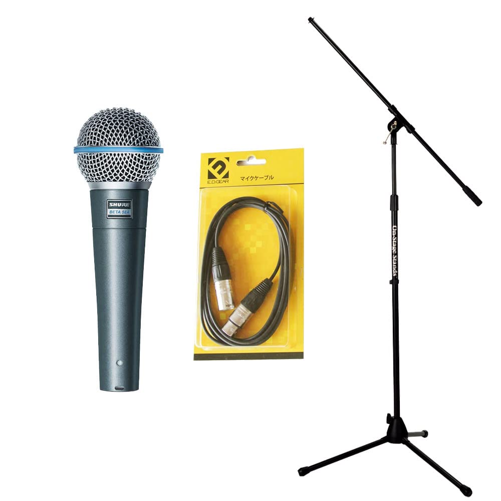 SHURE BETA 58A Mini Concert Playing and Singing Dynamic Microphone Set Cable Set Shure (Microphone + + Stand) 3-piece
SHURE BETA 58A Mini Concert Playing and Singing Dynamic Microphone Set Cable Set Shure (Microphone + + Stand) 3-piece