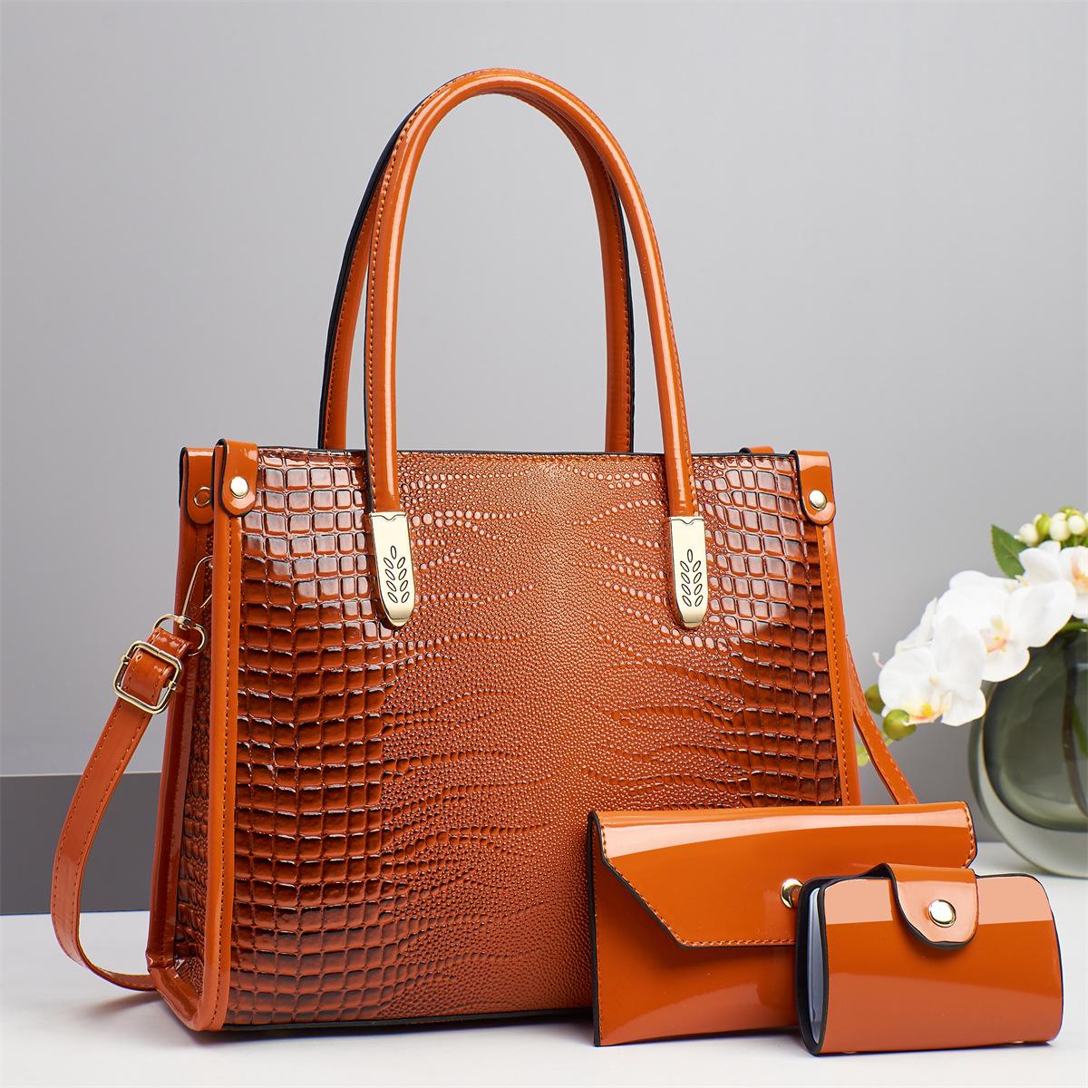 Latest Crocodile Bag Three Sets of High Level Appearance Level Large Capacity Shoulder Bag Trendy Style Large Size Capacity Crossbody Bag .
Latest Crocodile Bag Three Sets of High Level Appearance Level Large Capacity Shoulder Bag Trendy Style Large Size Capacity Crossbody Bag .