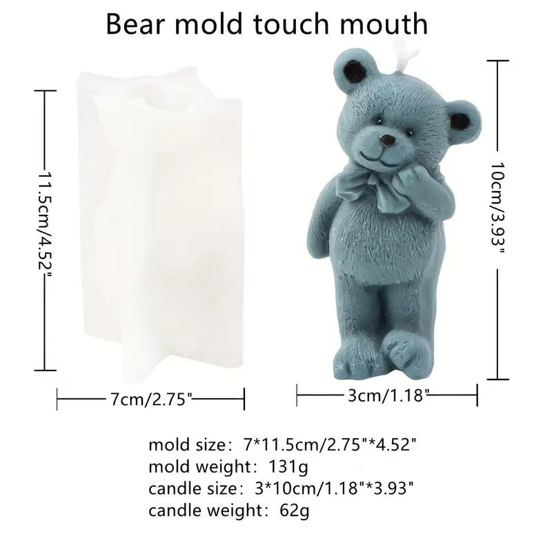 Silicone Molds Standing Bear, Lovers Bear Hugging Bear Mold, Cute Animal 3D Craft Art Silicone Candle Mold, Craft Molds DIY Hand
Silicone Molds Standing Bear, Lovers Bear Hugging Bear Mold, Cute Animal 3D Craft Art Silicone Candle Mold, Craft Molds DIY Hand