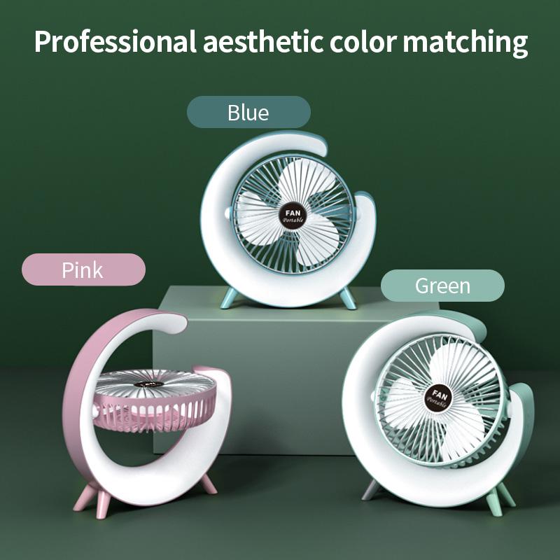 USB loop color desktop small fan 180° up and down adjusts three levels of wind power and five levels of lights зелёный
USB loop color desktop small fan 180° up and down adjusts three levels of wind power and five levels of lights зелёный