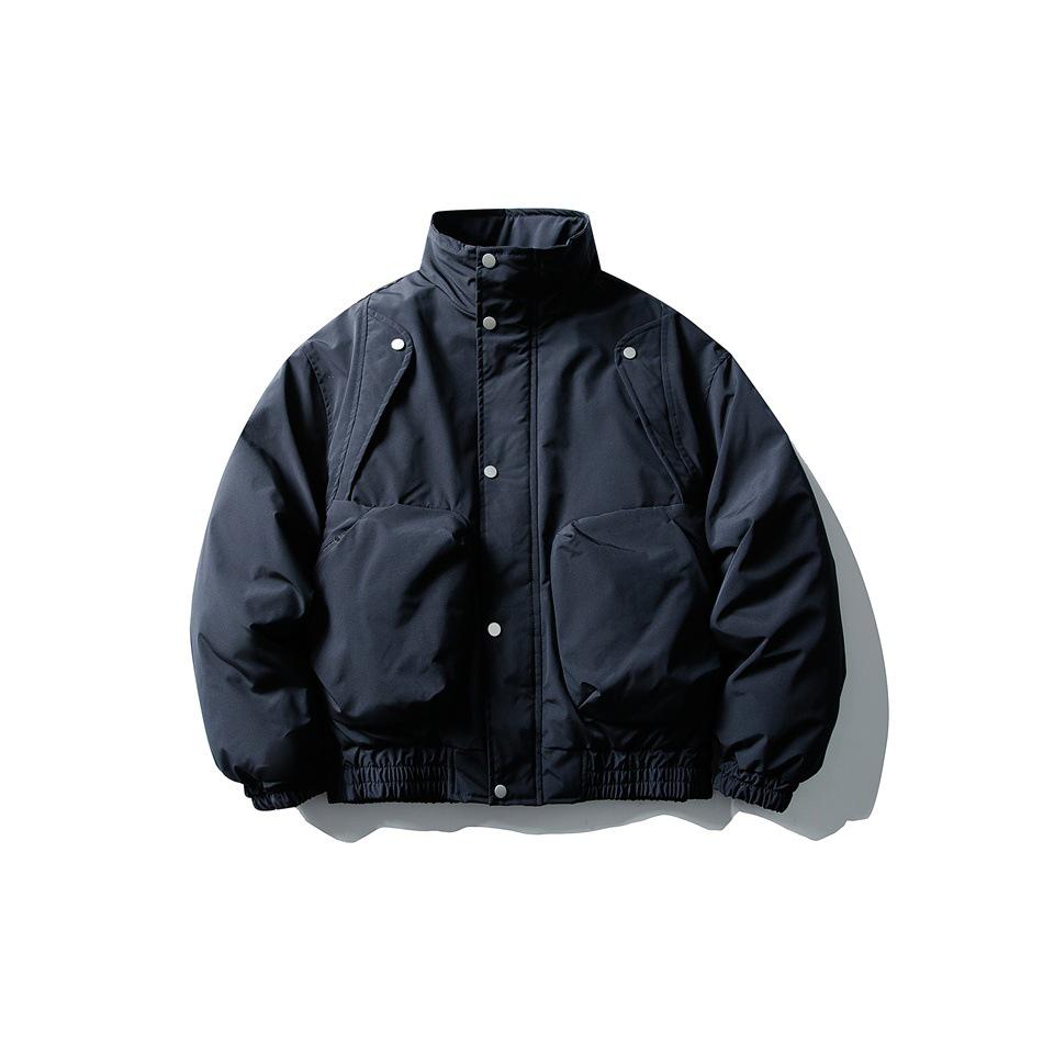 CROWD CITY Men s American Retro Stand Collar Winter Flight Jacket - Casual Cotton Workwear Top Y600 Large темно-синього кольору
CROWD CITY Men s American Retro Stand Collar Winter Flight Jacket - Casual Cotton Workwear Top Y600 Large темно-синього кольору