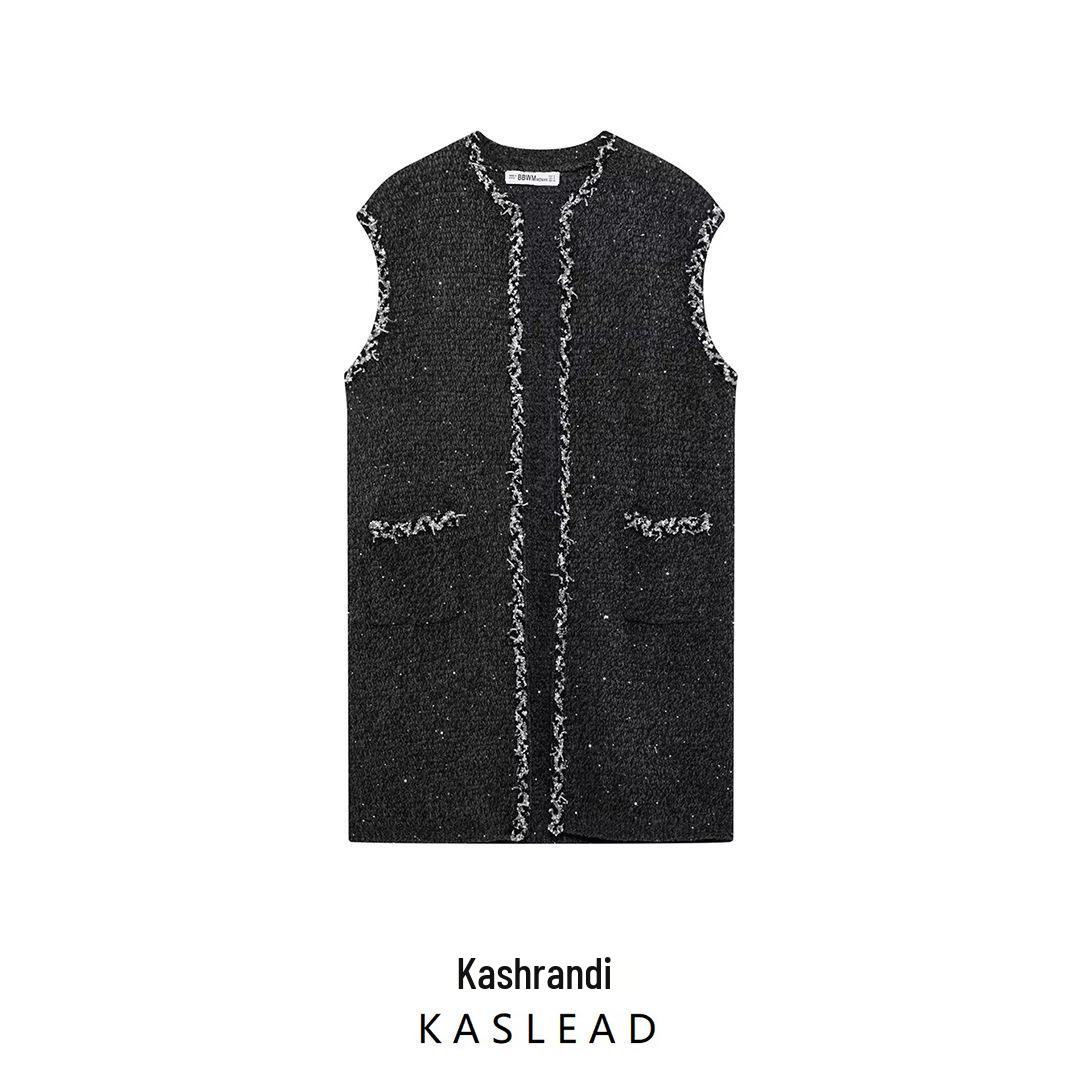2024 Winter Women s European & American Style Sequin Knitted Sleeveless Vest Large чорний
2024 Winter Women s European & American Style Sequin Knitted Sleeveless Vest Large чорний